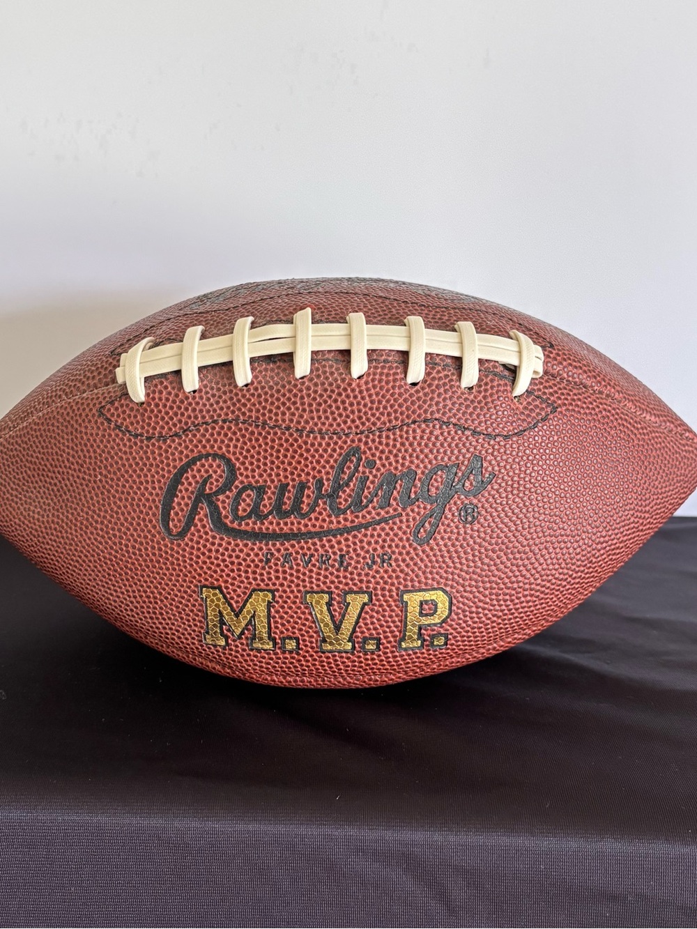 Vintage Rawlings #4 Brett Favre Jr. MVP Football with Tee